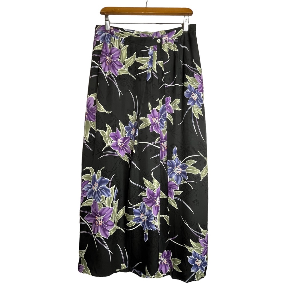Tommy Bahama Vintage Silk Hawaiian Wrap Skirt